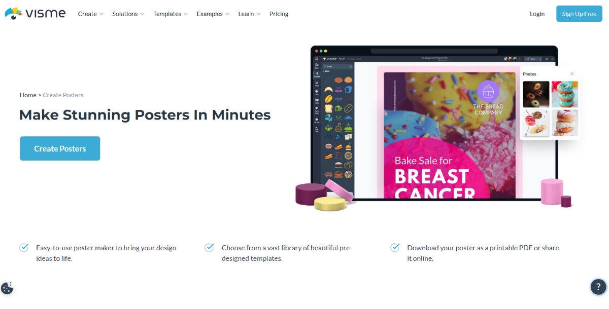 Visme Poster Maker