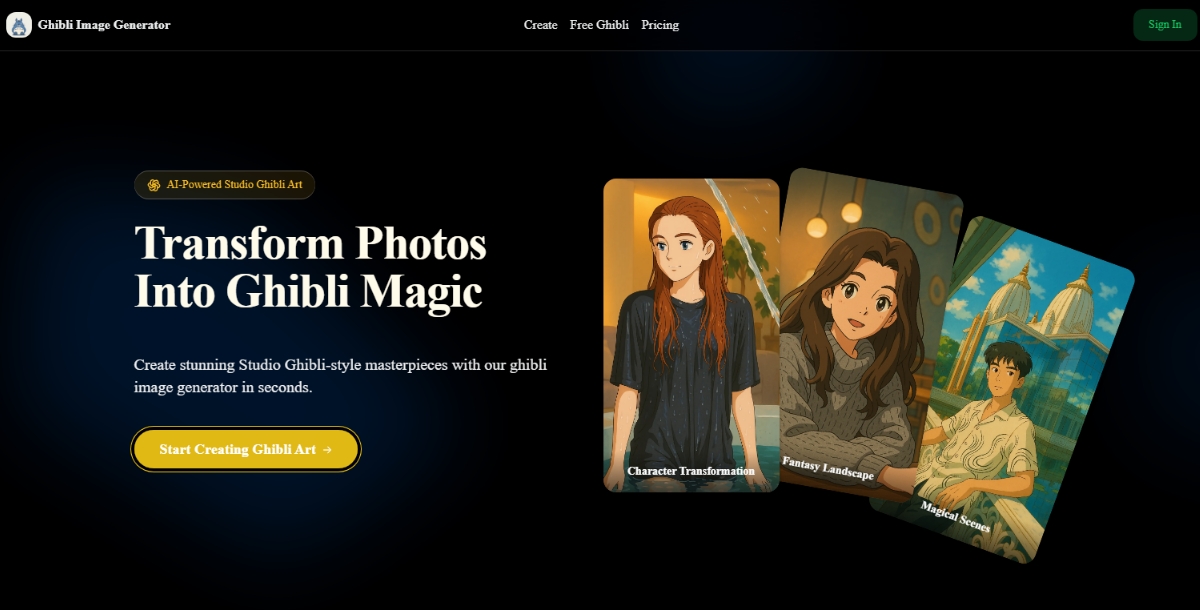 Ghibli Image Generator