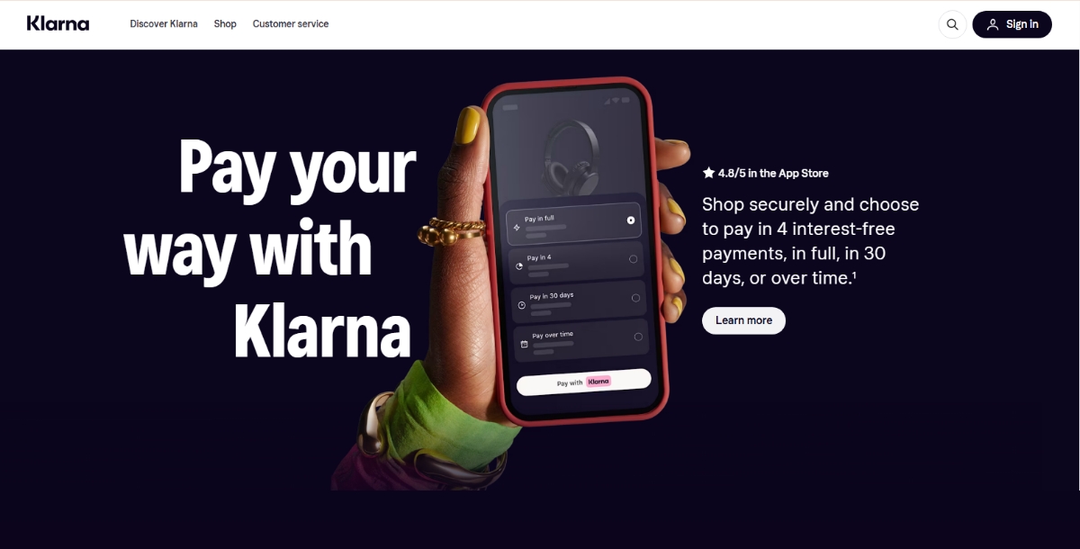 Klarna - Best AI Virtual Dressing Room Tools