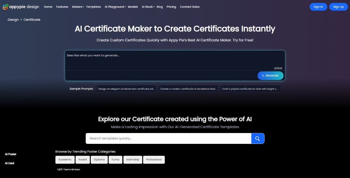 Pixazo - Best AI Certificate Generator Tools