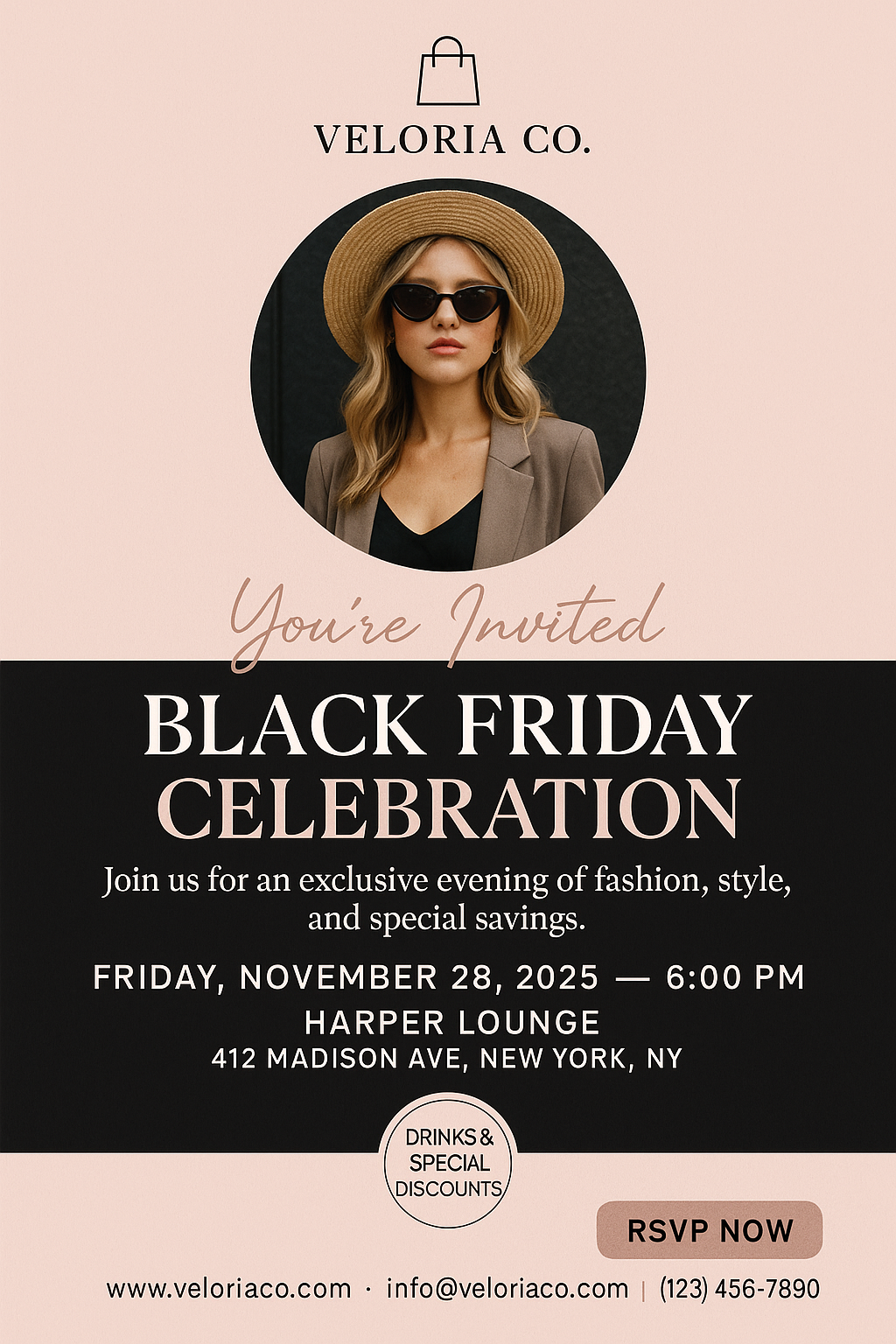 Invitation design by Sage Laurent