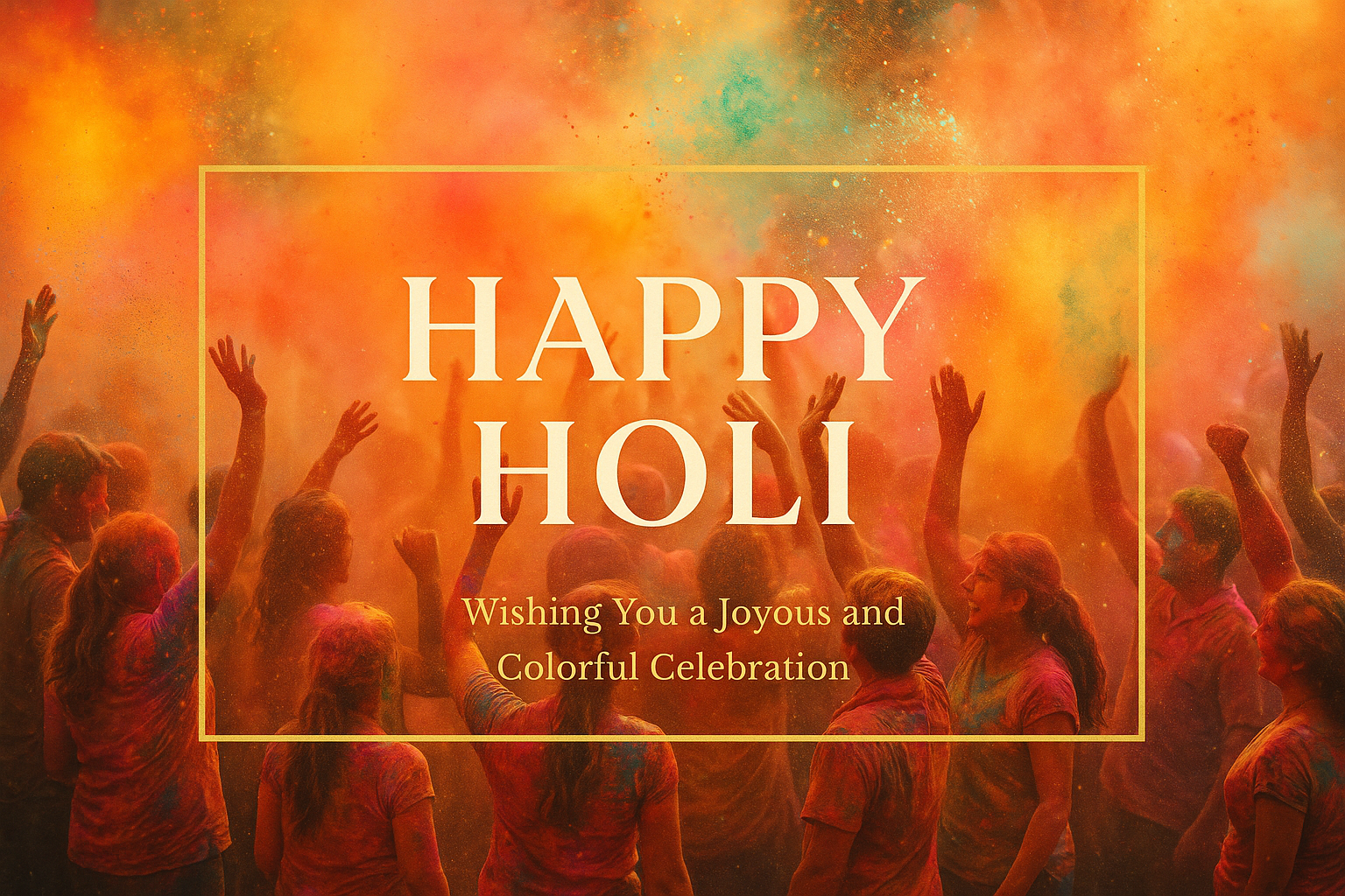 Holi design by Maya Sharma