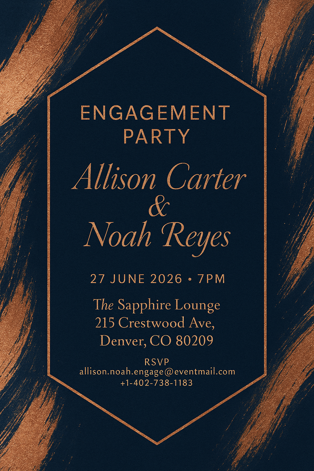 Invitation design by Cora Laurent