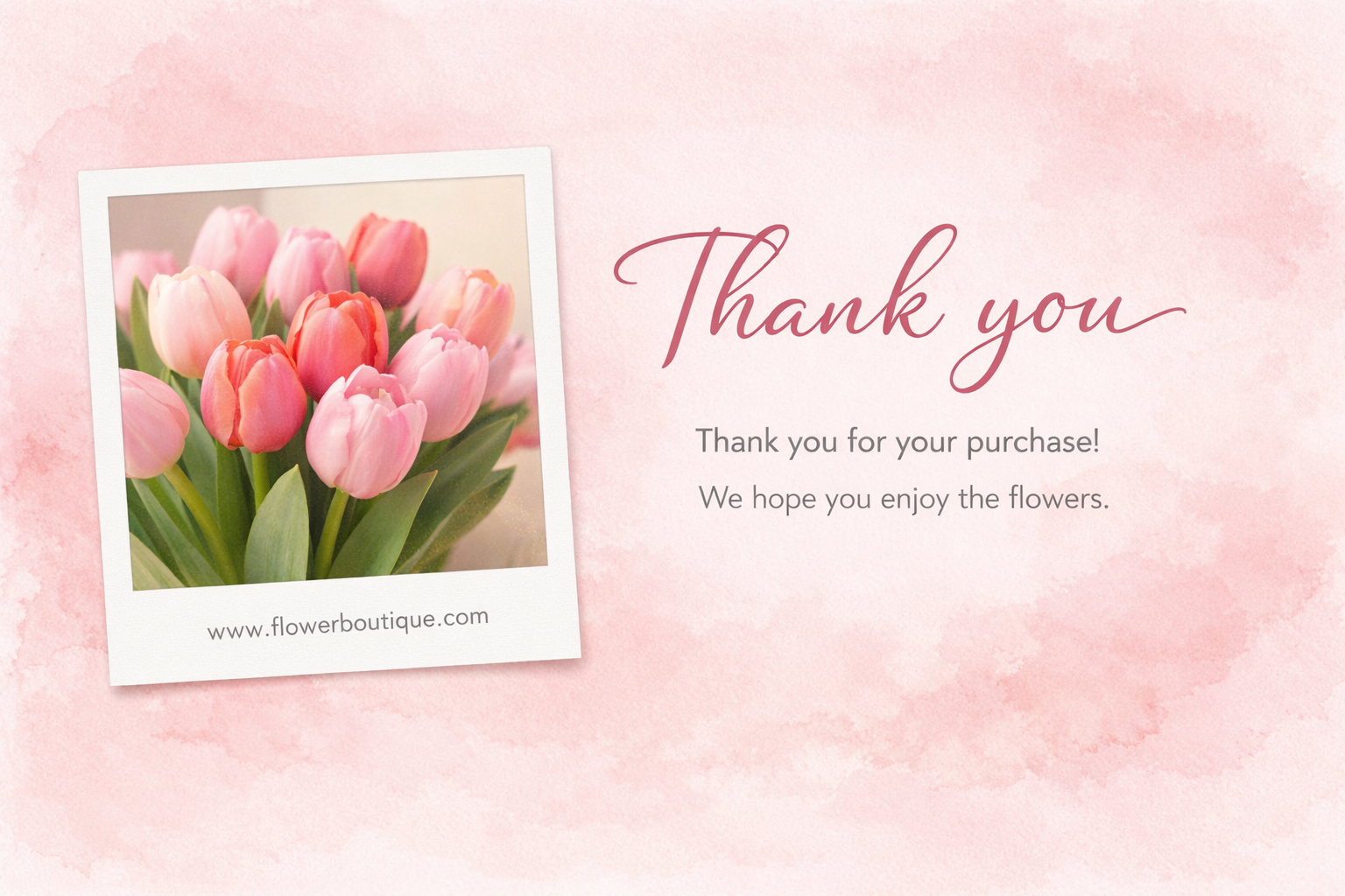Thank You design by Finn Fischer