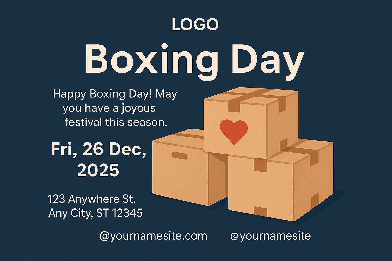 Boxing Day design by Vera Nakamura