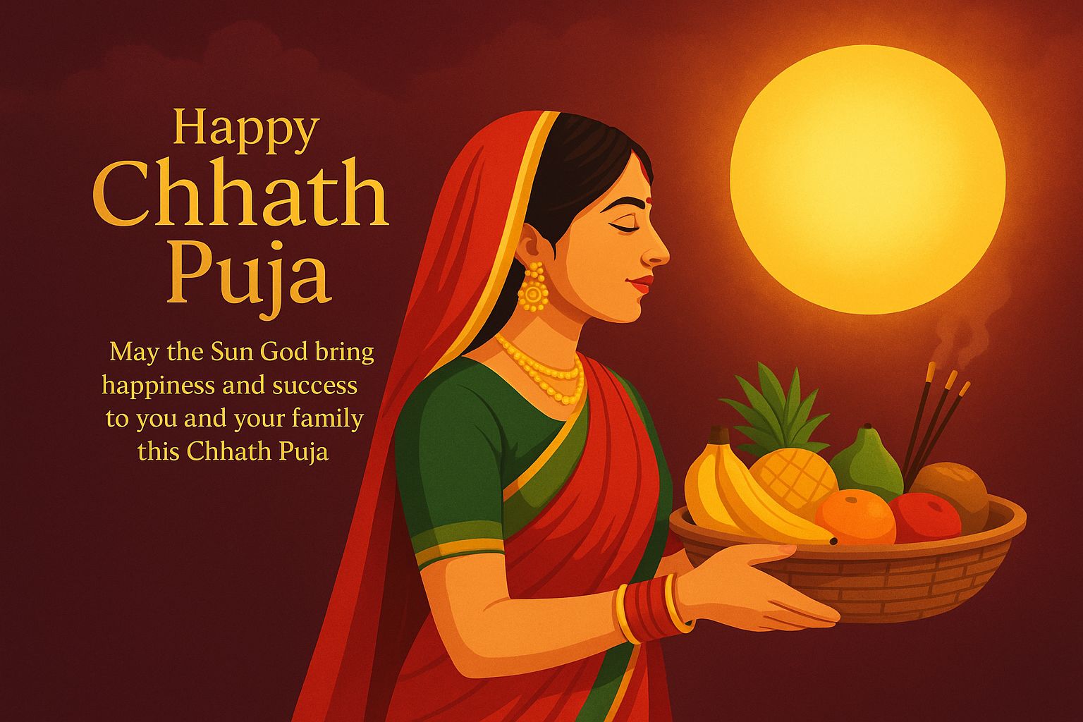Chhath Puja design by Rowan Reyes