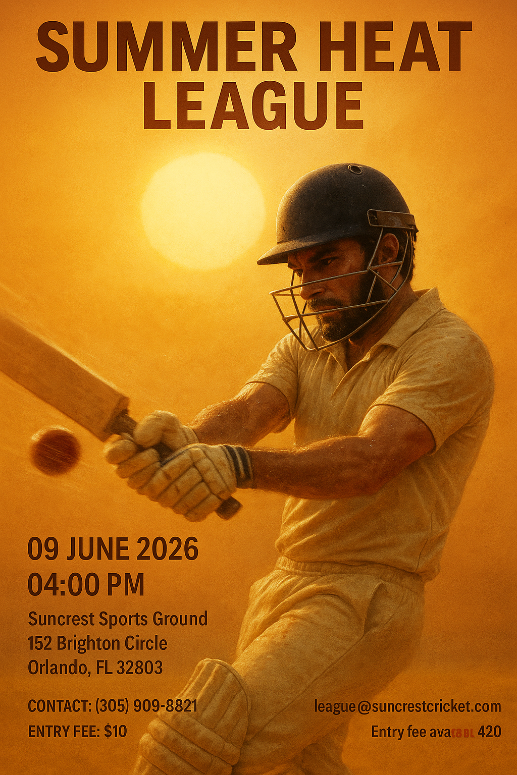 Cricket World Cup design by Sage Dubois
