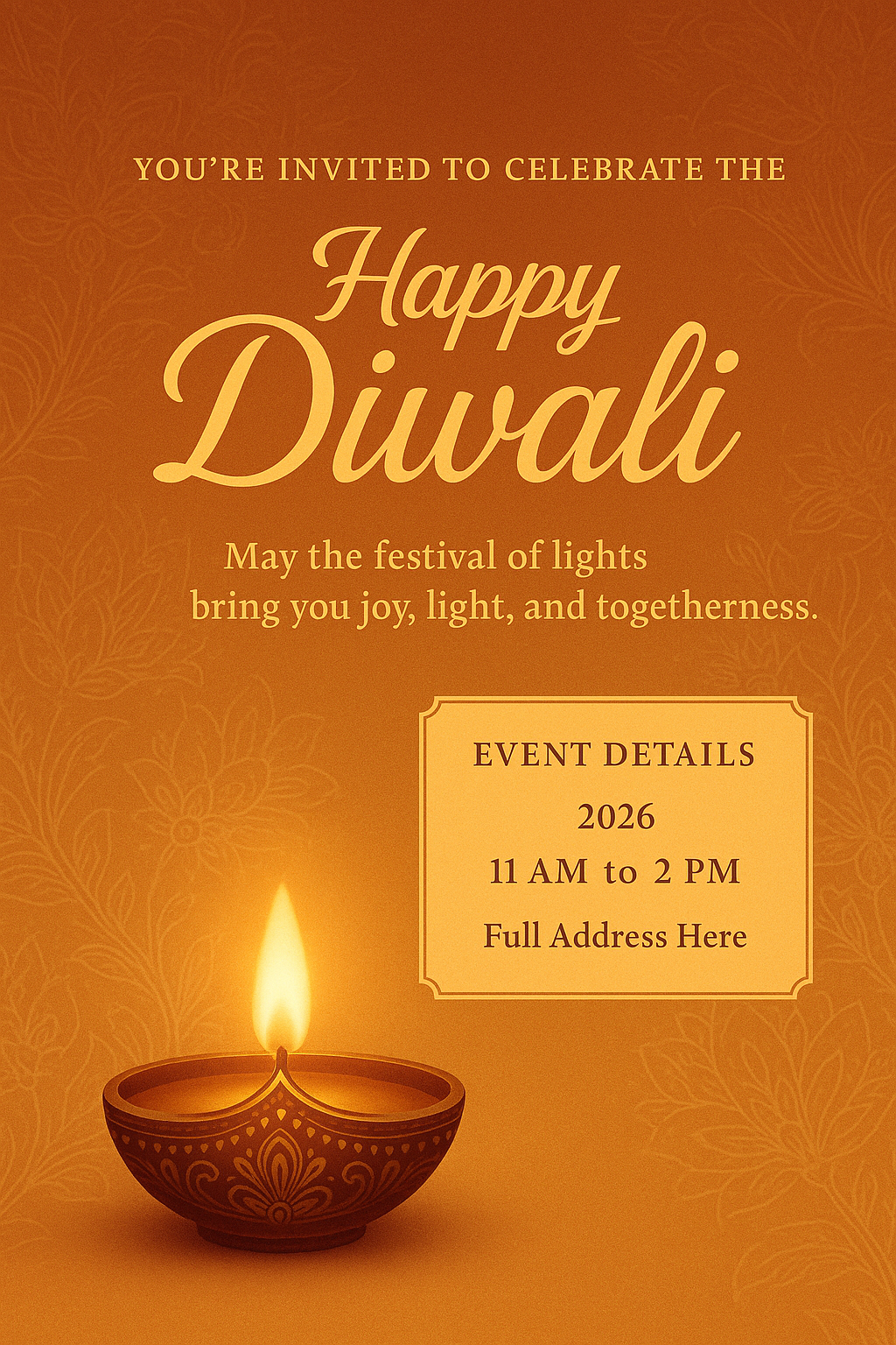 Diwali design by Theo Reyes