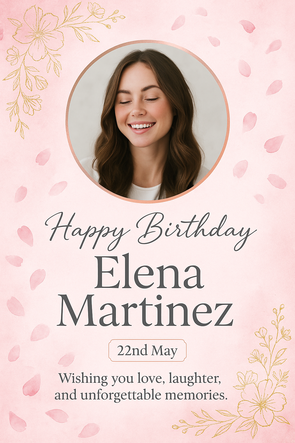 Birthday design by Rafe Tanaka