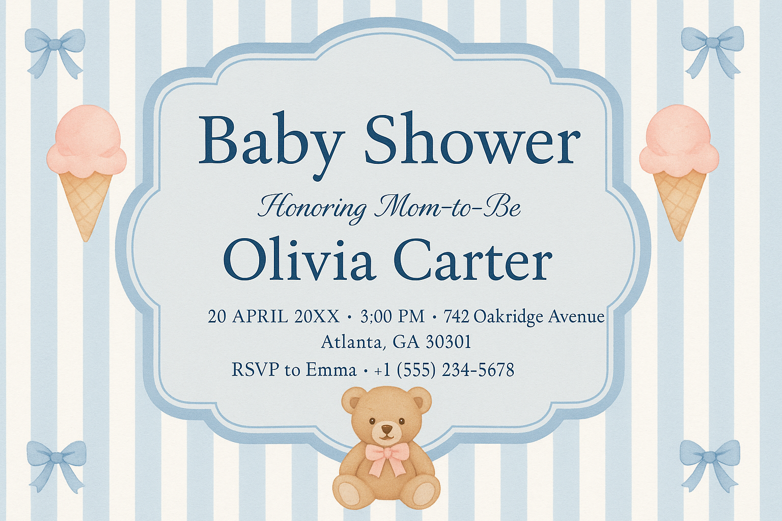 Bridal Shower design by Seren Bakker
